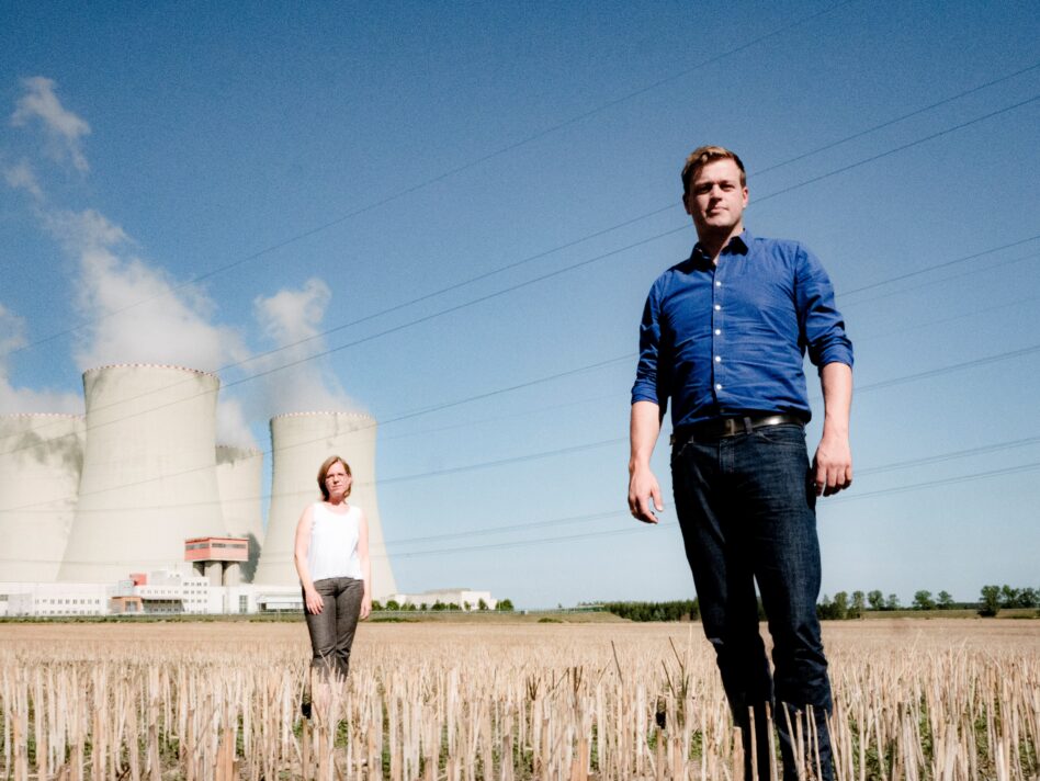 Stefan Kaineder, Klimaschutz-Landesrat mit Leonore Gewessler, Bundesministerin für Klimaschutz, Umwelt, Energie, Mobilität, Innovation und Technologie