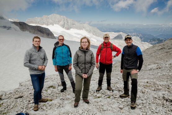 Dachstein Gletscher mit Landesrat Kaineder