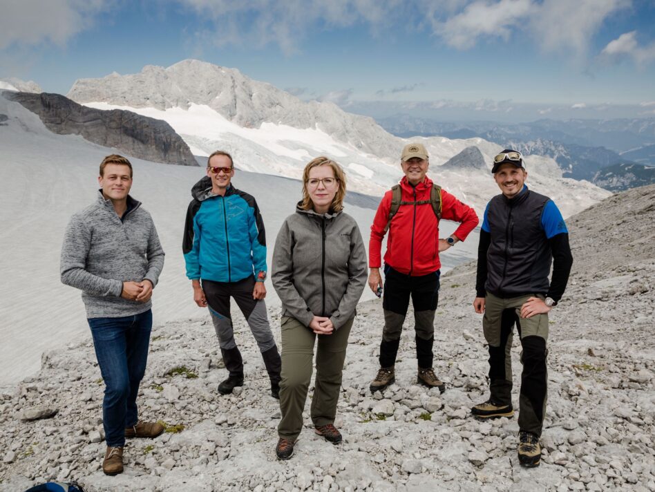 Dachstein Gletscher mit Landesrat Kaineder