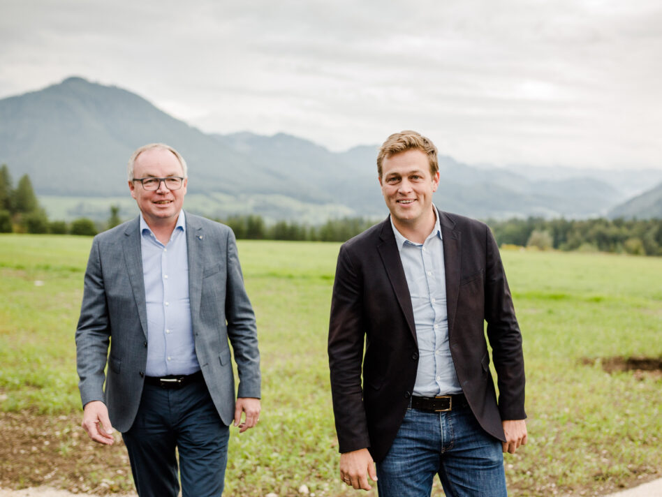 Niederösterreichs LH-Stv. Dr. Stephan Pernkopf und Oberösterreichs Landesrat Stefan Kaineder