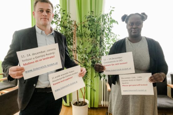 LR Kaineder und Abena Twumasi