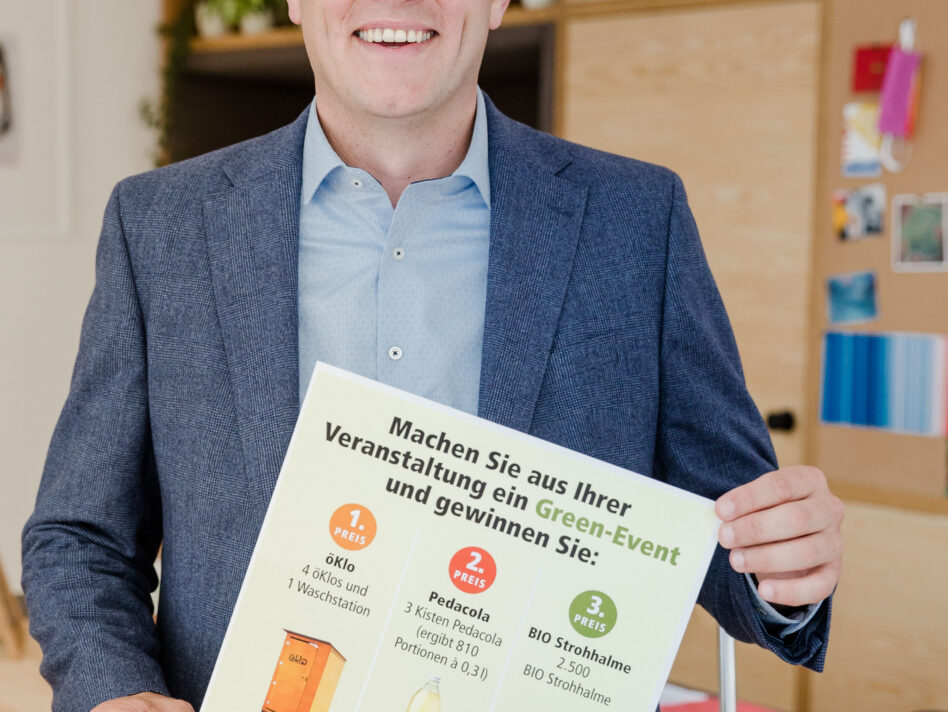 Klima-Landesrat Stefan Kaineder lädt zum Green Event Gewinnspiel ein