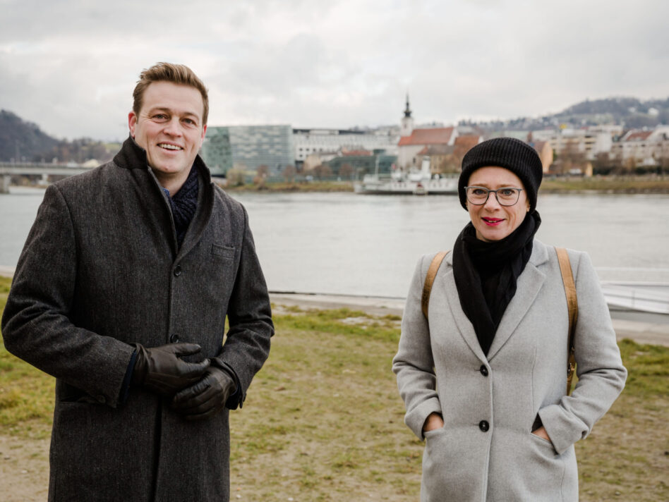 Landesrat Stefan Kaineder und Stadträtin Eva Schobesberger wollen eng zusammenarbeiten