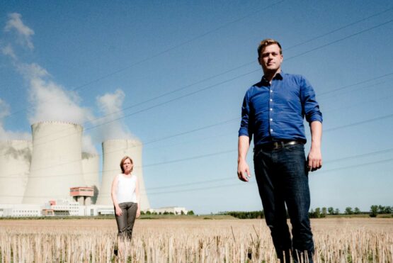 Klimaschutzministerin Leonore Gewessler und Landesrat Stefan Kaineder kämpfen gemeinsam gegen die Atomkraft (Archivfoto)