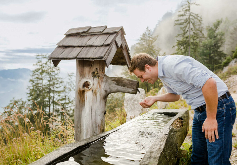 Foto von Stefan Kaineder am Wassertrog