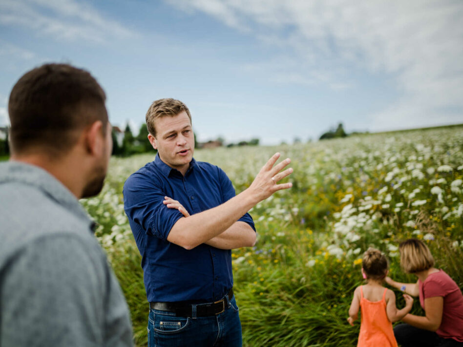 Landesrat Stefan Kaineder informiert über eine Grundwasserverunreinigung in Gurten